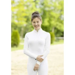 Covalliero Wedstrijdshirt SS26 Dames Lange Mouwen Wit