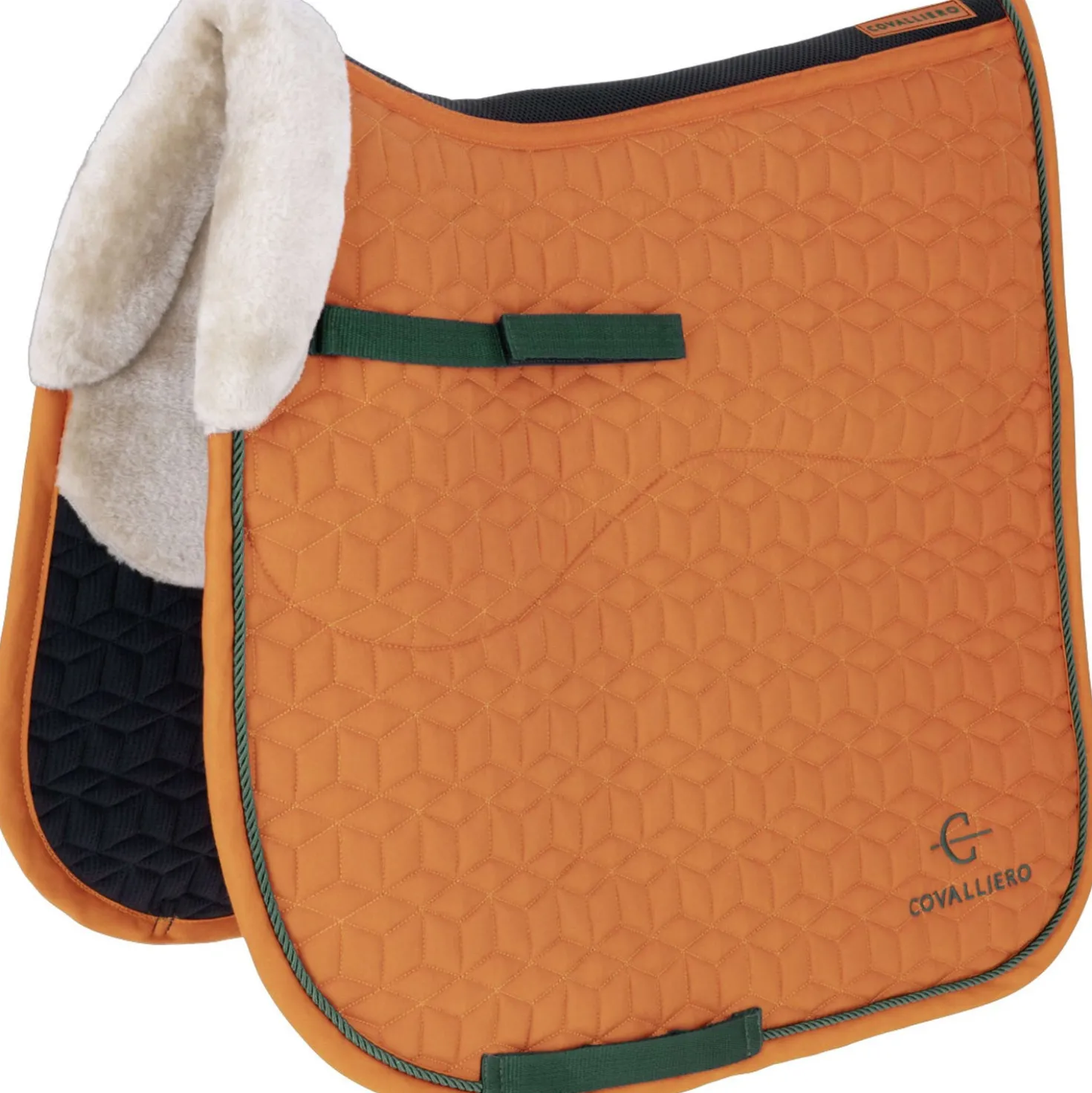 Covalliero Zadeldekje Soft AW26 Dressuur Oranje