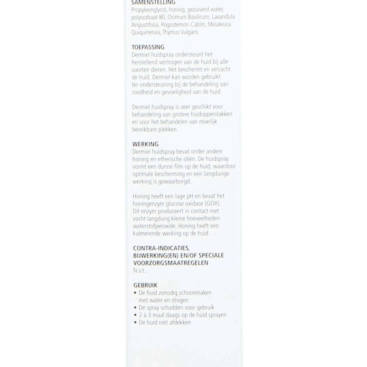 Dermiel Huidspray Sprayflacon