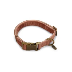Designed by Lotte Hondenhalsband Velura Fluweel Roze
