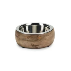 Designed by Lotte Houten Eet- en Drinkbak Mandira