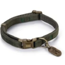 Designed by Lotte Kattenhalsband Velura Fluweel Groen