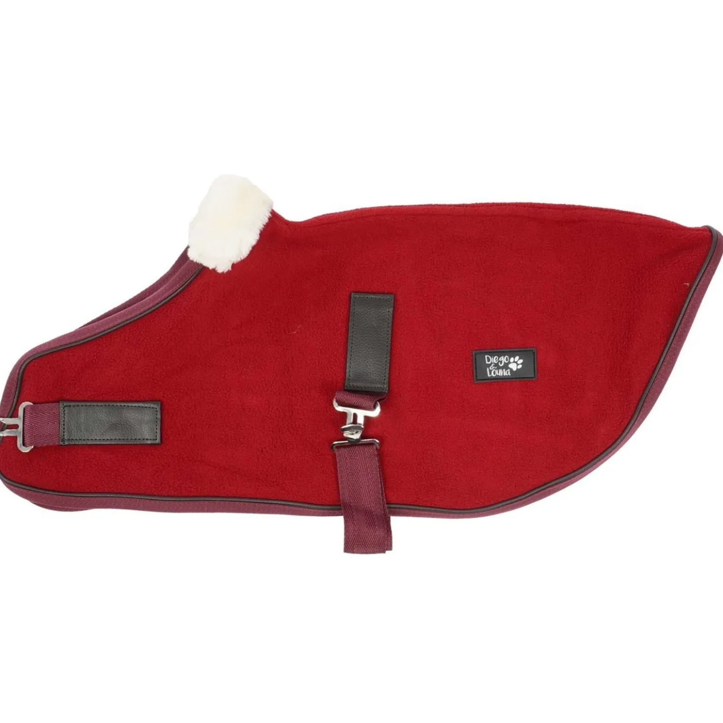 Diego & Louna Hondendeken Polar Bordeaux