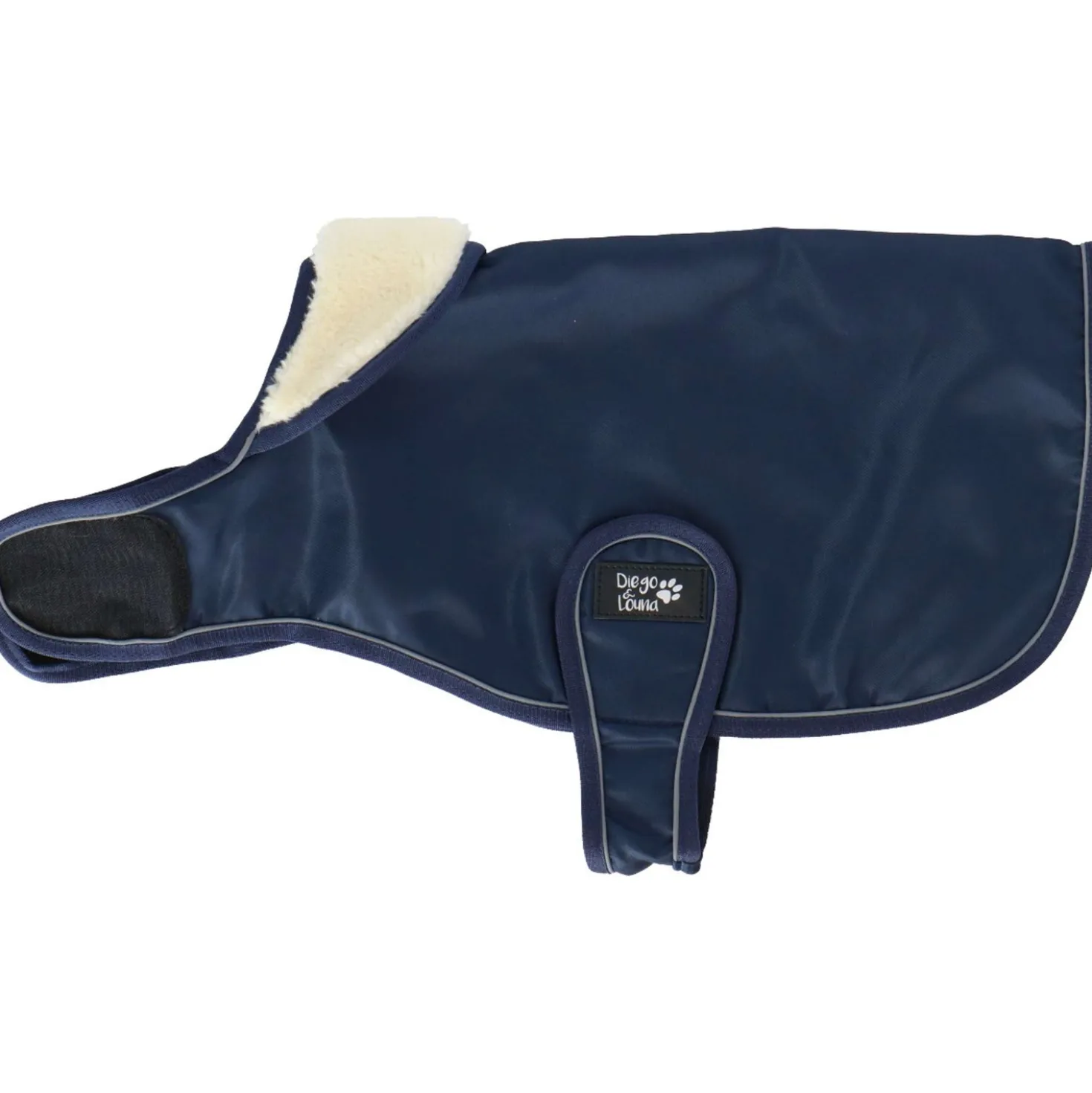 Diego & Louna Hondendeken Teddy Nylon Navy