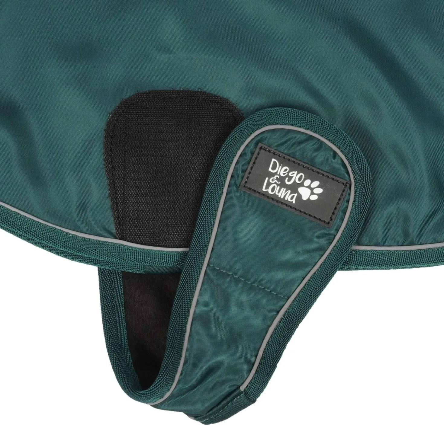 Diego & Louna Hondendeken Teddy Nylon Groen