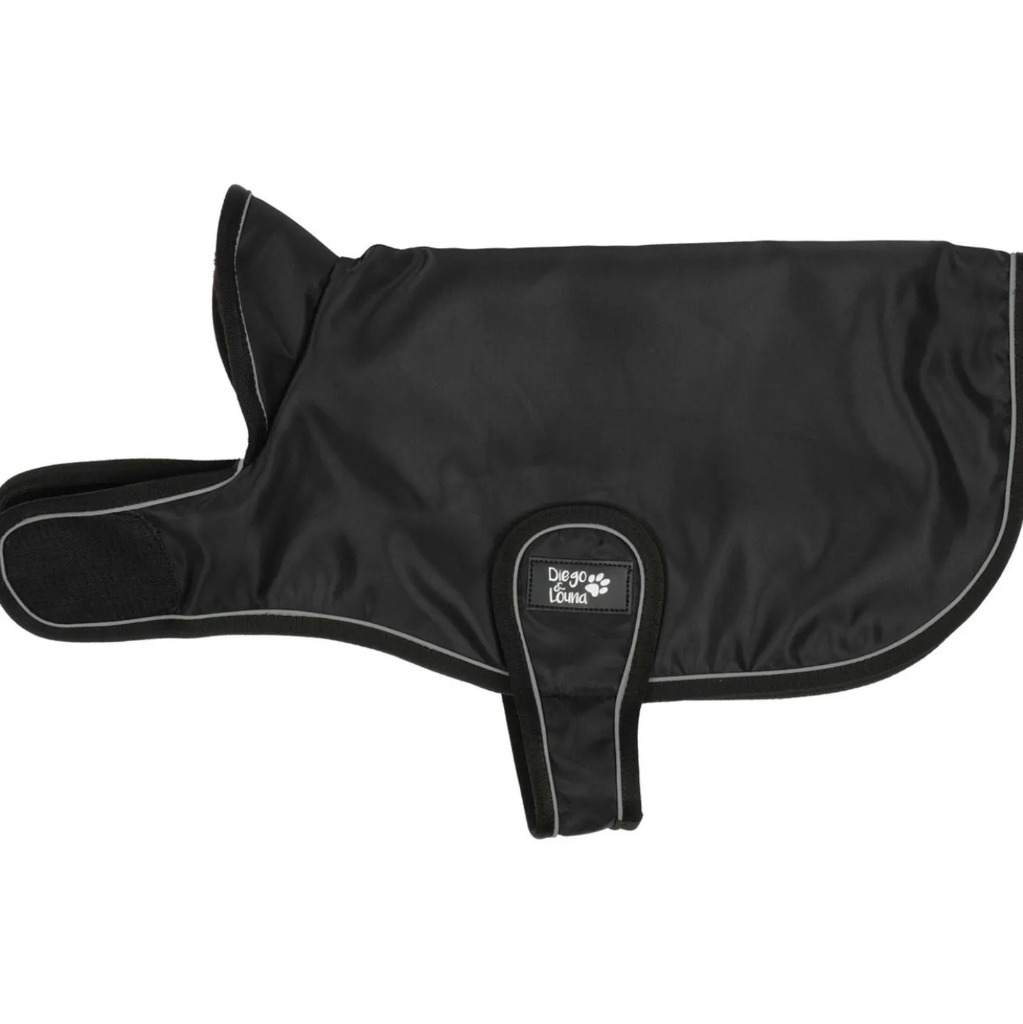 Diego & Louna Hondendeken Teddy Nylon Zwart