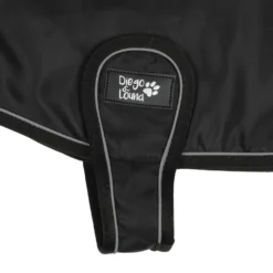Diego & Louna Hondendeken Teddy Nylon Zwart