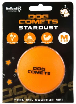 Dog Comets Ball Ball Stardust Oranje