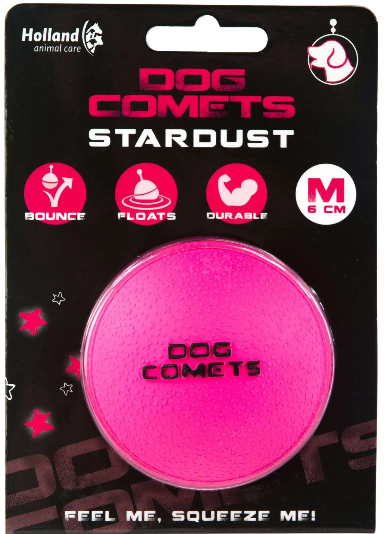 Dog Comets Ball Ball Stardust Roze