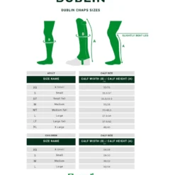 Dublin Chaps Stretch Fit Zwart/Patent Piping