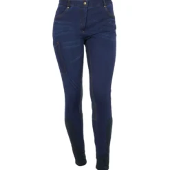 Dublin Rijbroek Shona Full Suede Sheet Blue Denim/Navy