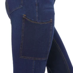 Dublin Rijbroek Shona Full Suede Sheet Blue Denim/Navy