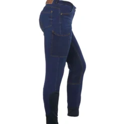 Dublin Rijbroek Shona Full Suede Sheet Blue Denim/Navy
