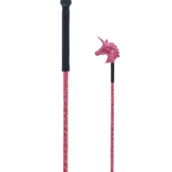 Dublin Zweepje Glitter Unicorn Rood