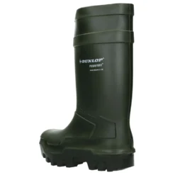 Dunlop Thermolaarzen met stalenneus Groen/Zwart