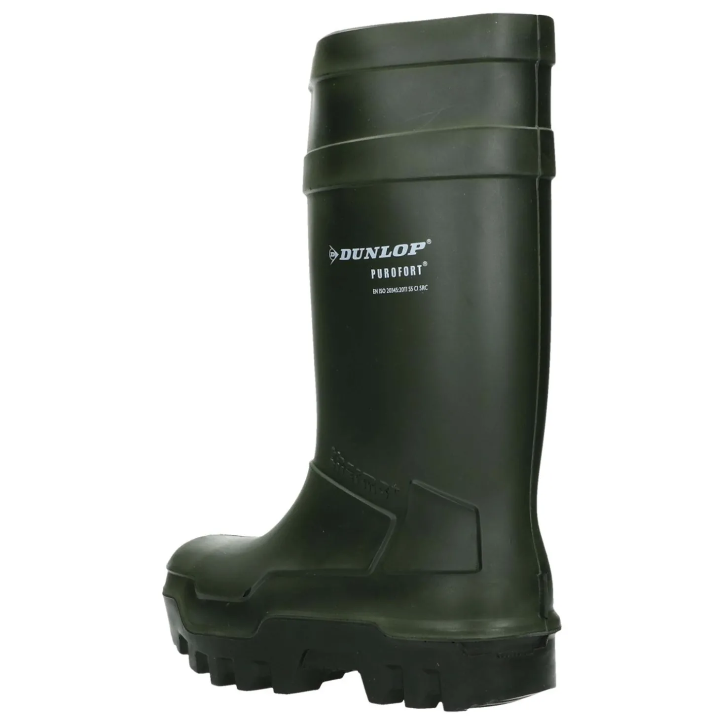 Dunlop Thermolaarzen met stalenneus Groen/Zwart