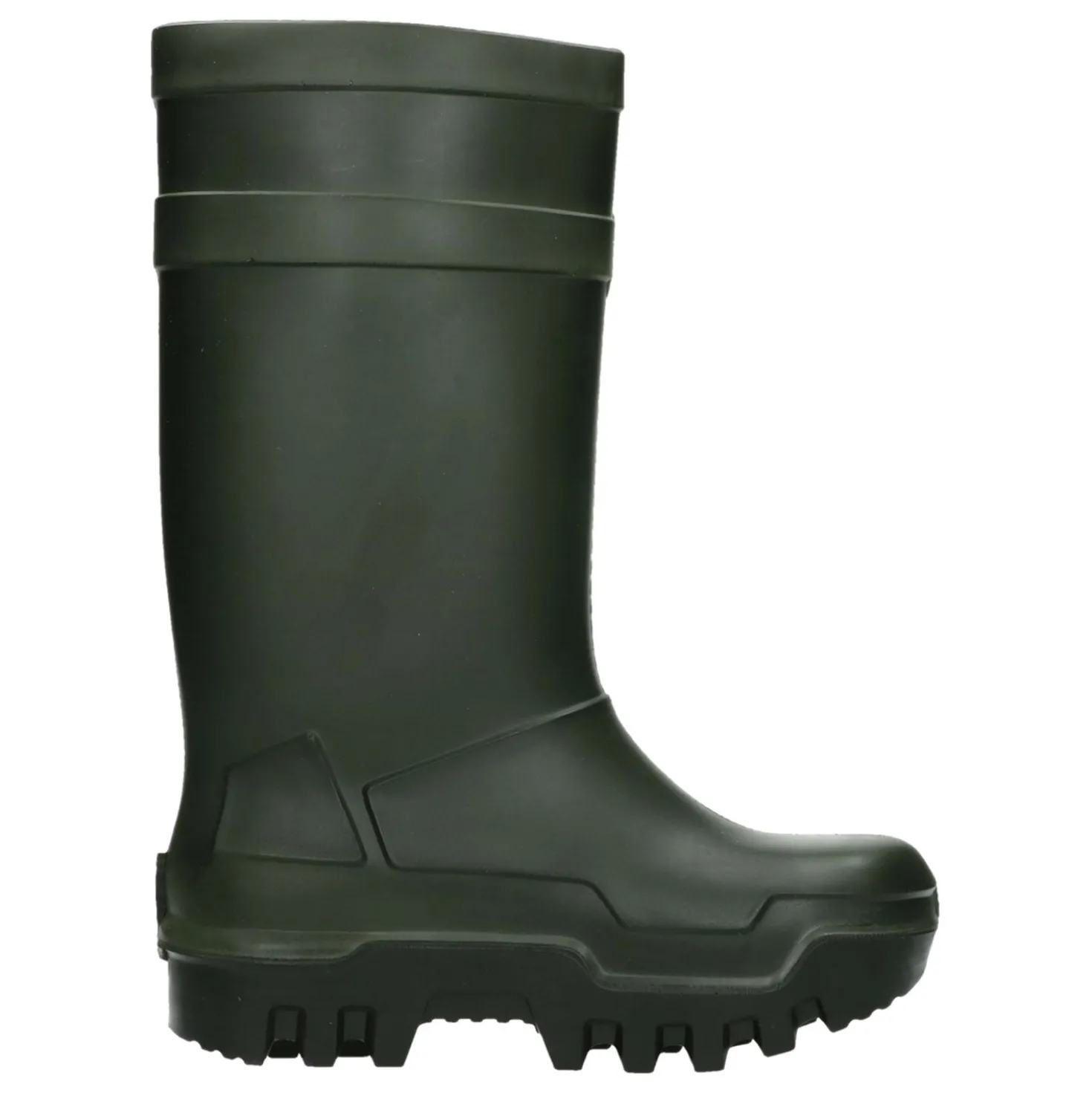 Dunlop Thermolaarzen met stalenneus Groen/Zwart