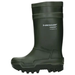 Dunlop Thermolaarzen met stalenneus Groen/Zwart
