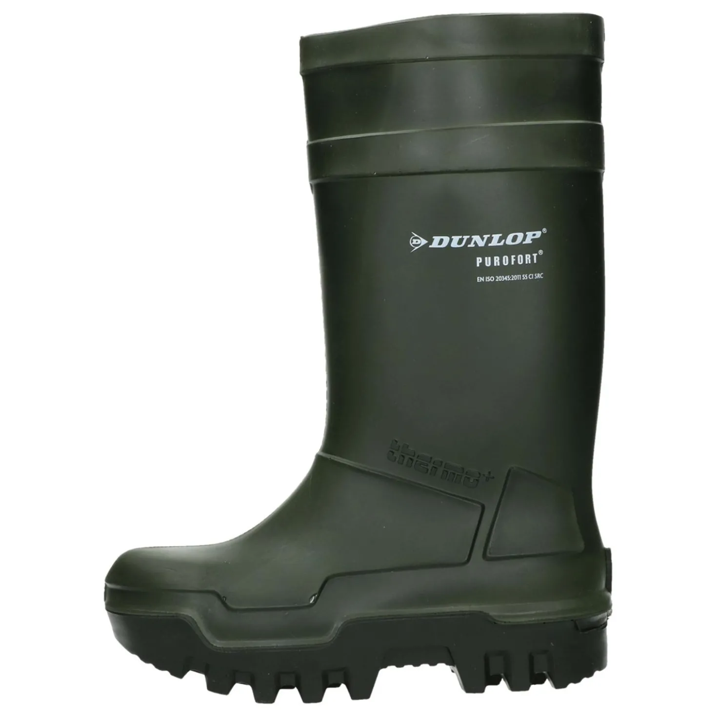 Dunlop Thermolaarzen met stalenneus Groen/Zwart