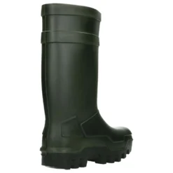 Dunlop Thermolaarzen met stalenneus Groen/Zwart