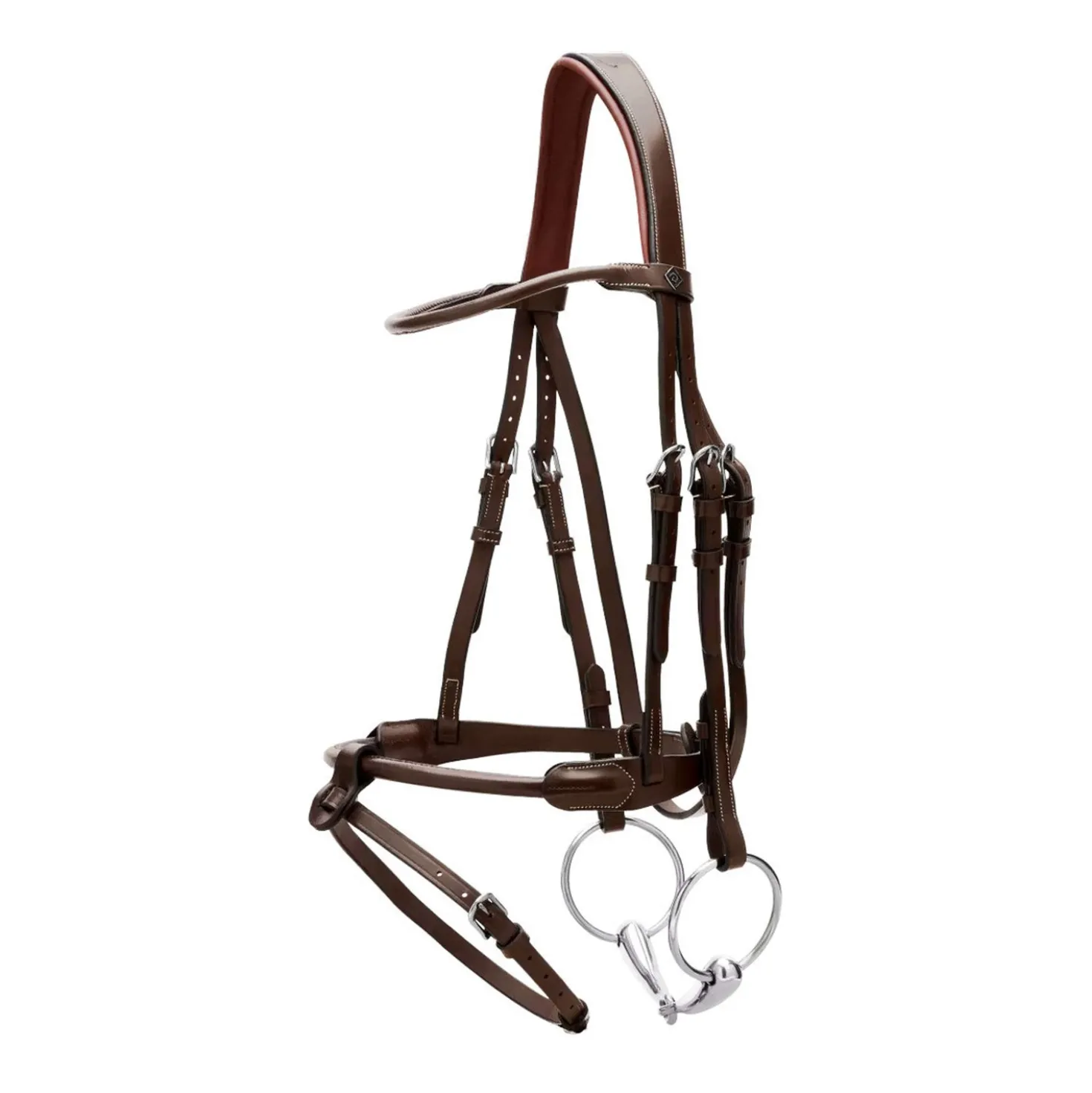 Dyon Hoofdstel Round Leather Bruin