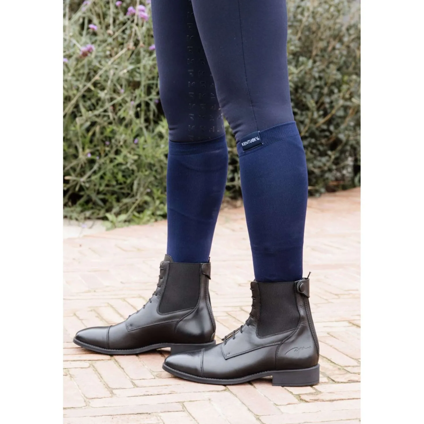 Dyon Jodhpurs Front laces Zwart