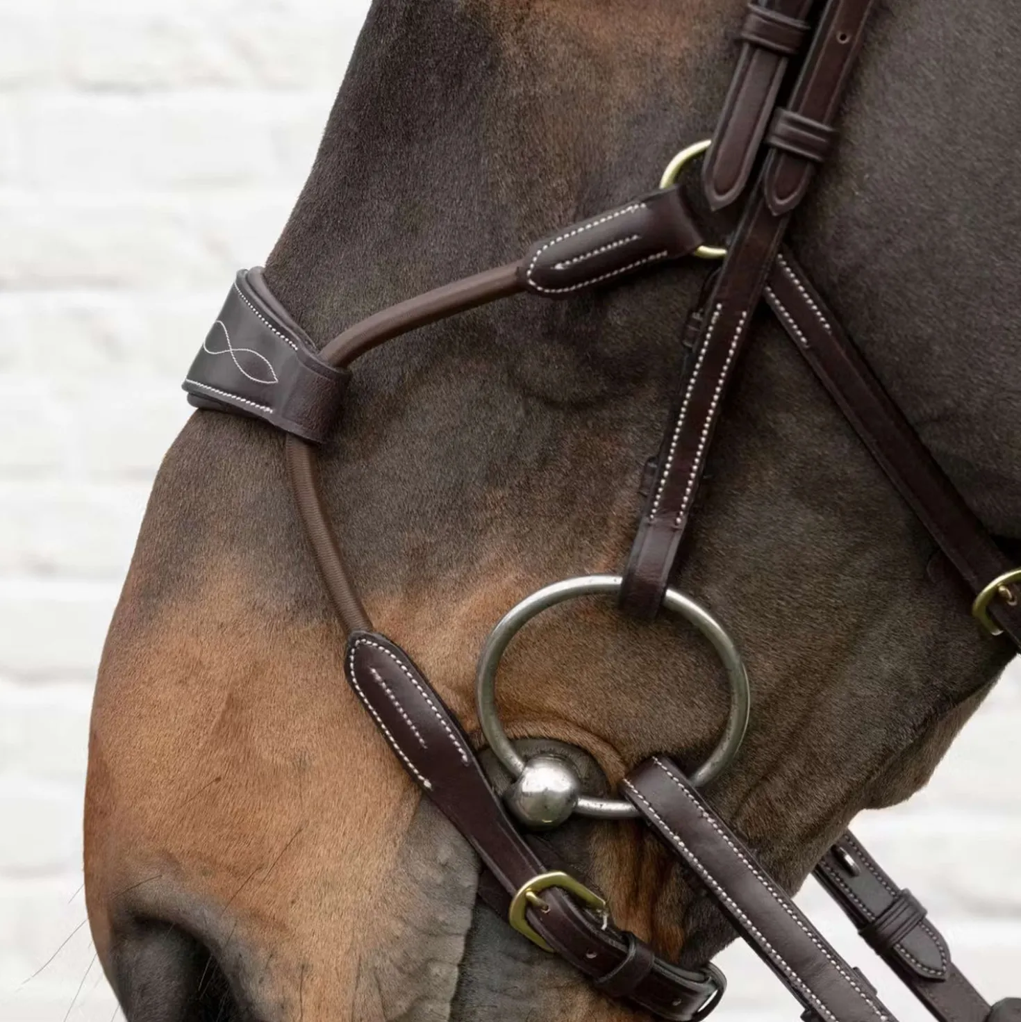 Dyon Neusriem Hybrid Elastisch Bruin