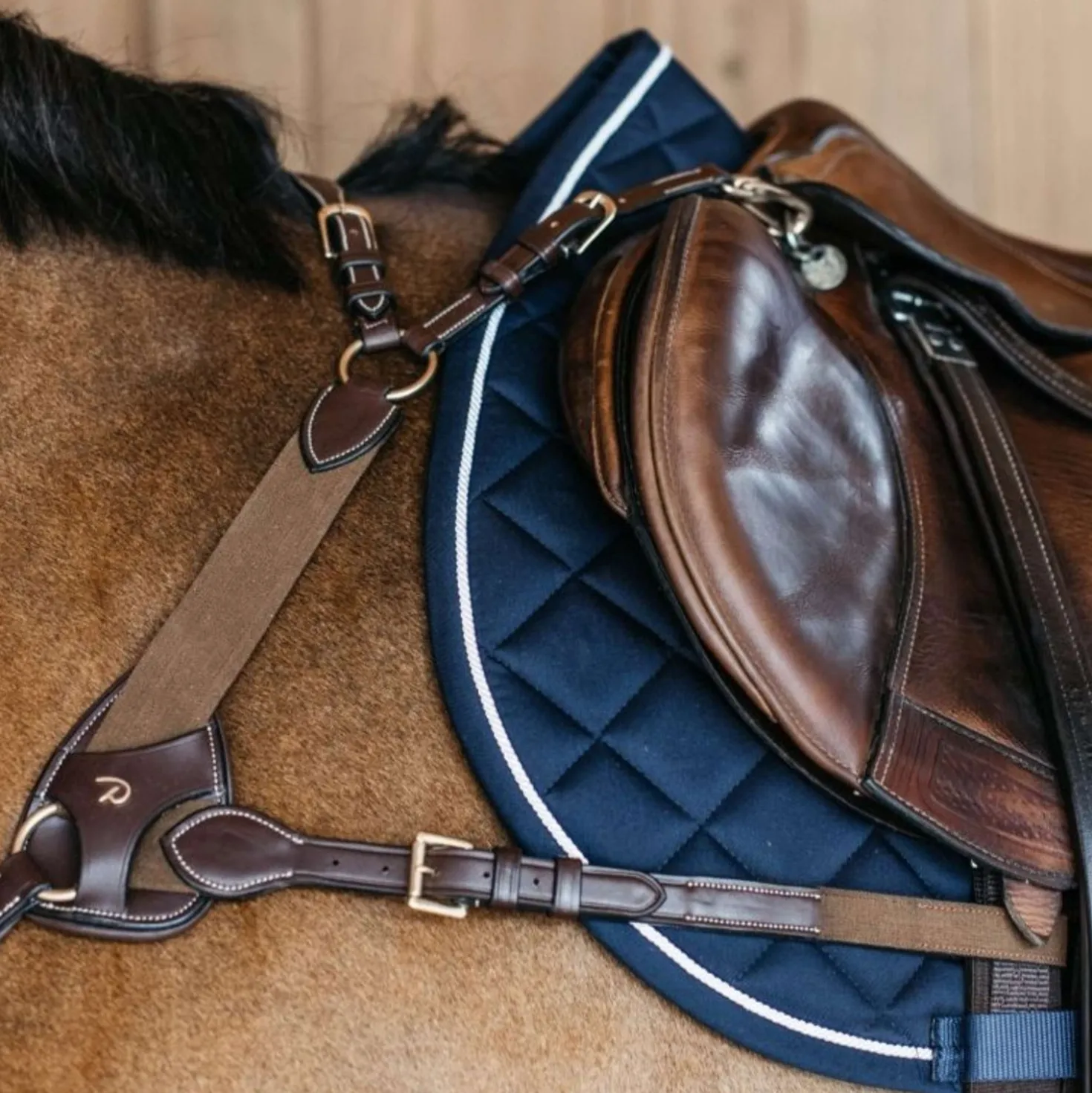 Dyon Zadeldekje Diamond Springen Navy