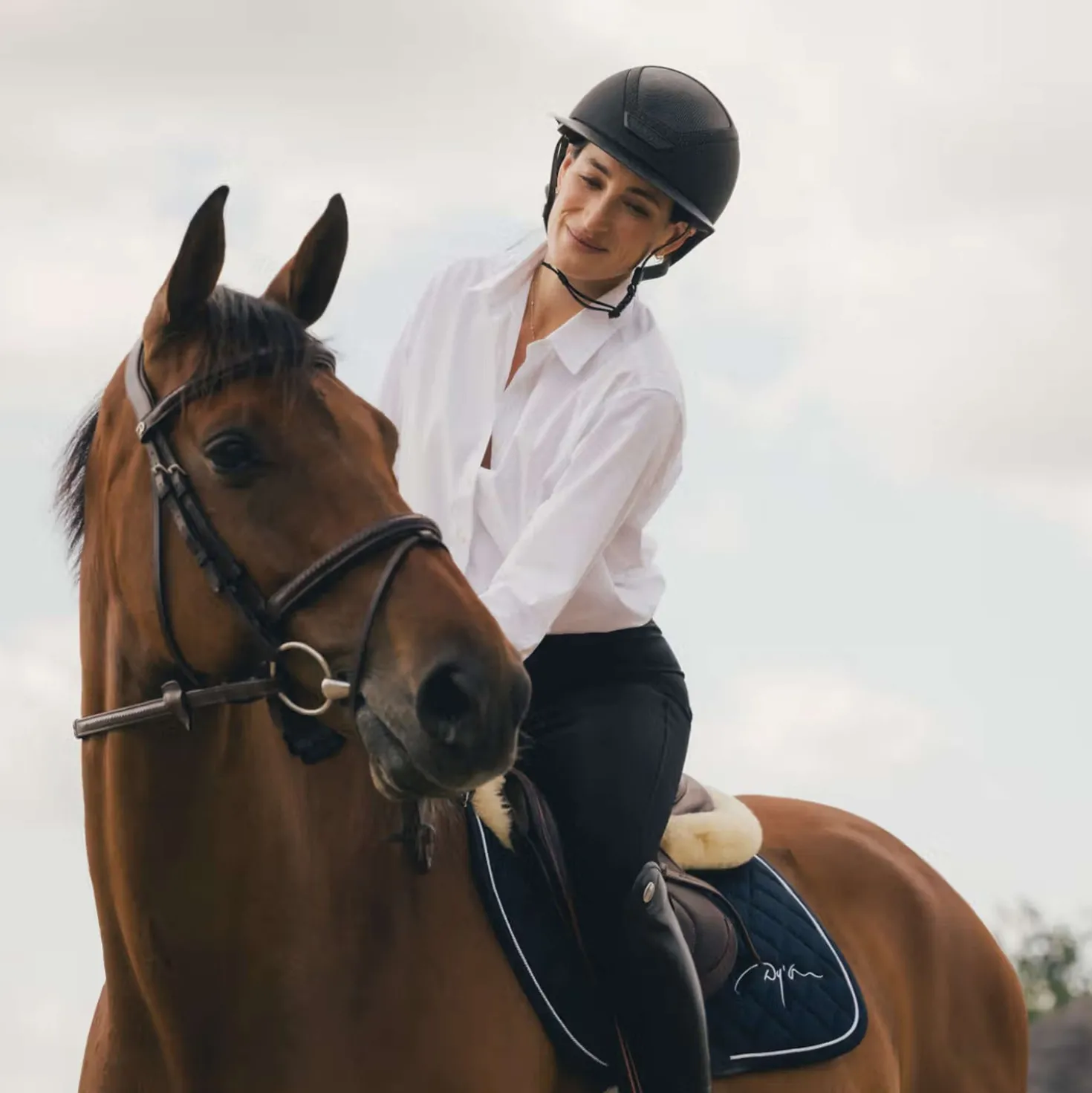 Dyon Zadeldekje Diamond Springen Navy