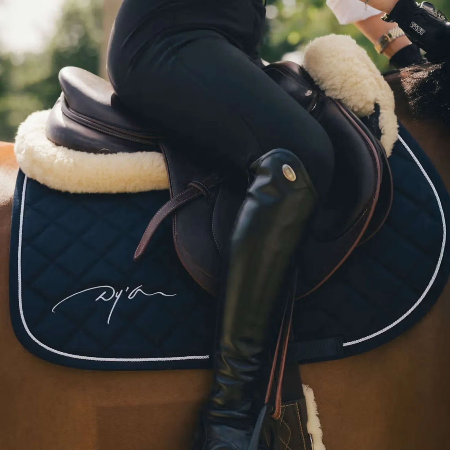 Dyon Zadeldekje Diamond Springen Navy