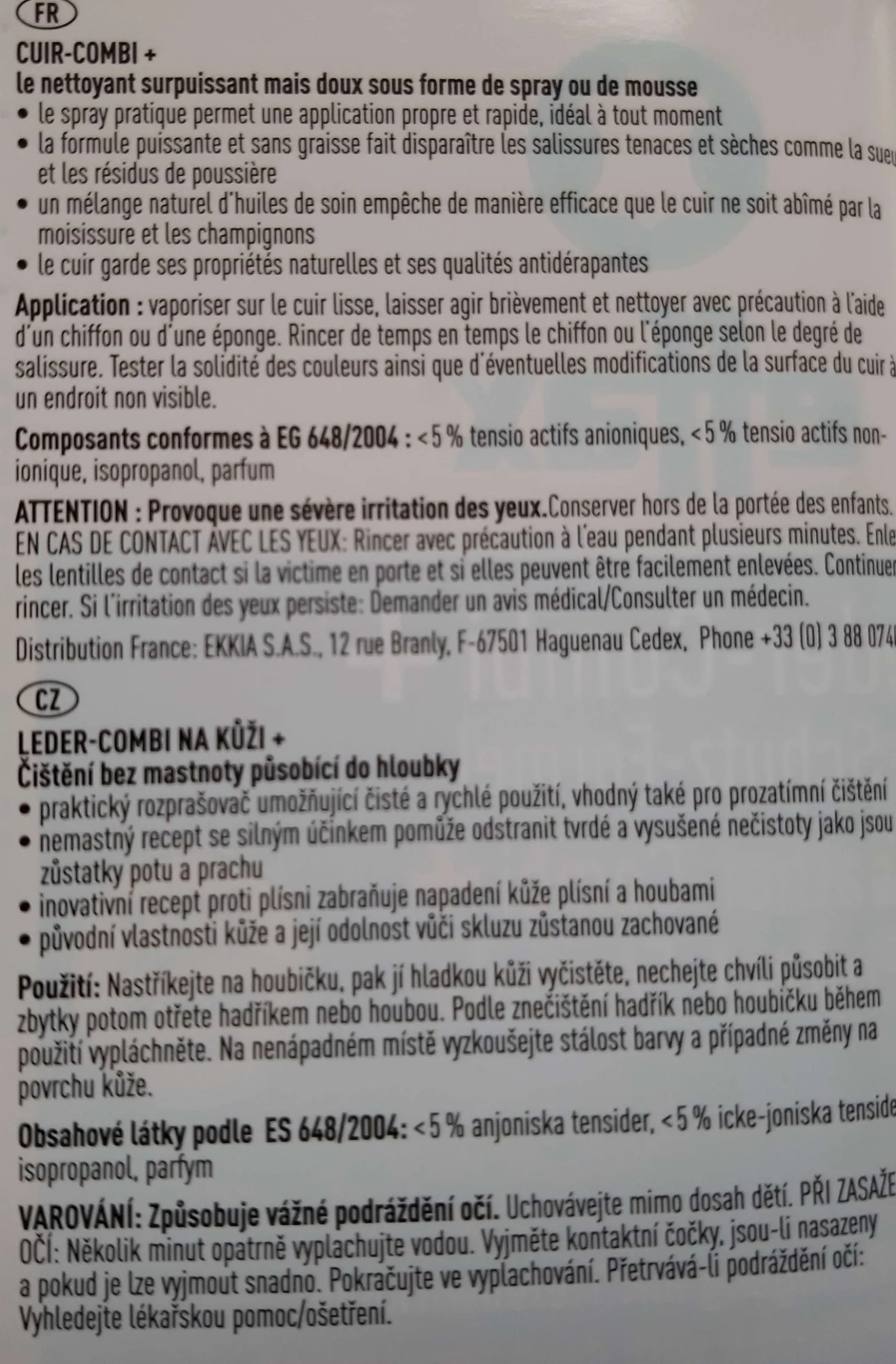 Effax Leer-combi Spray