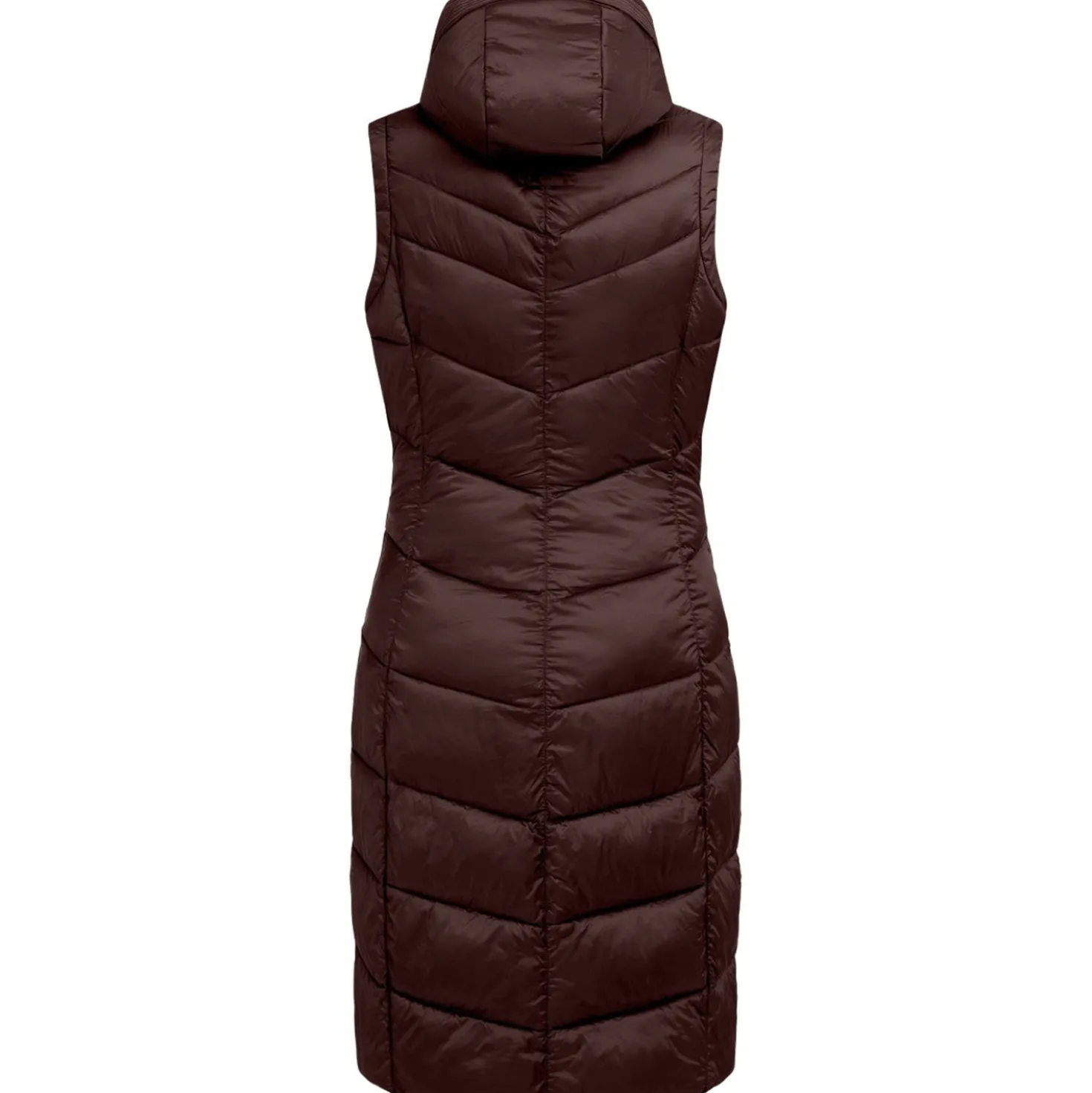 ELT Lange Bodywarmer Ostende Mahogany