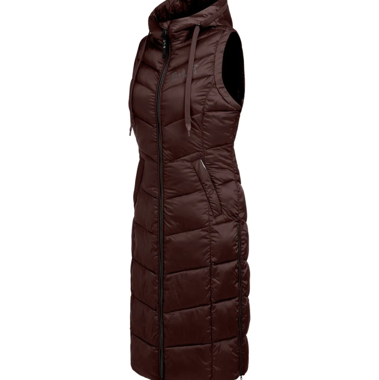 ELT Lange Bodywarmer Ostende Mahogany