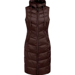 ELT Lange Bodywarmer Ostende Mahogany