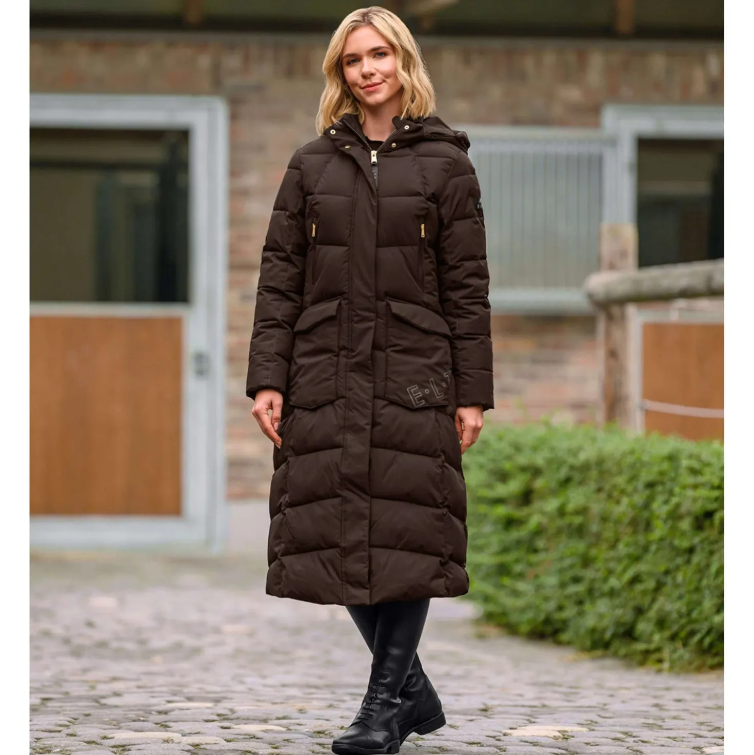 ELT Lange Jas Saphira Advanced Riding Espresso
