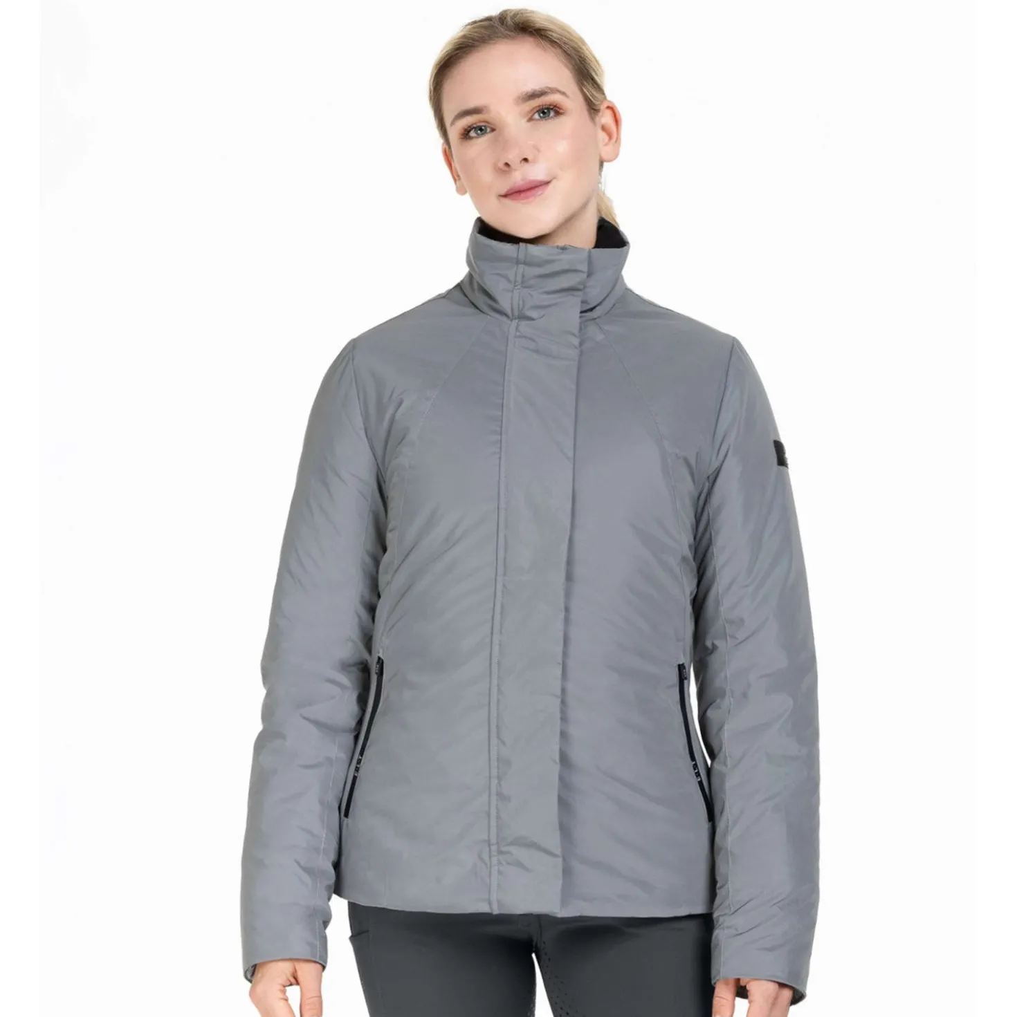 ELT Regenjas Reflective Silver Grey