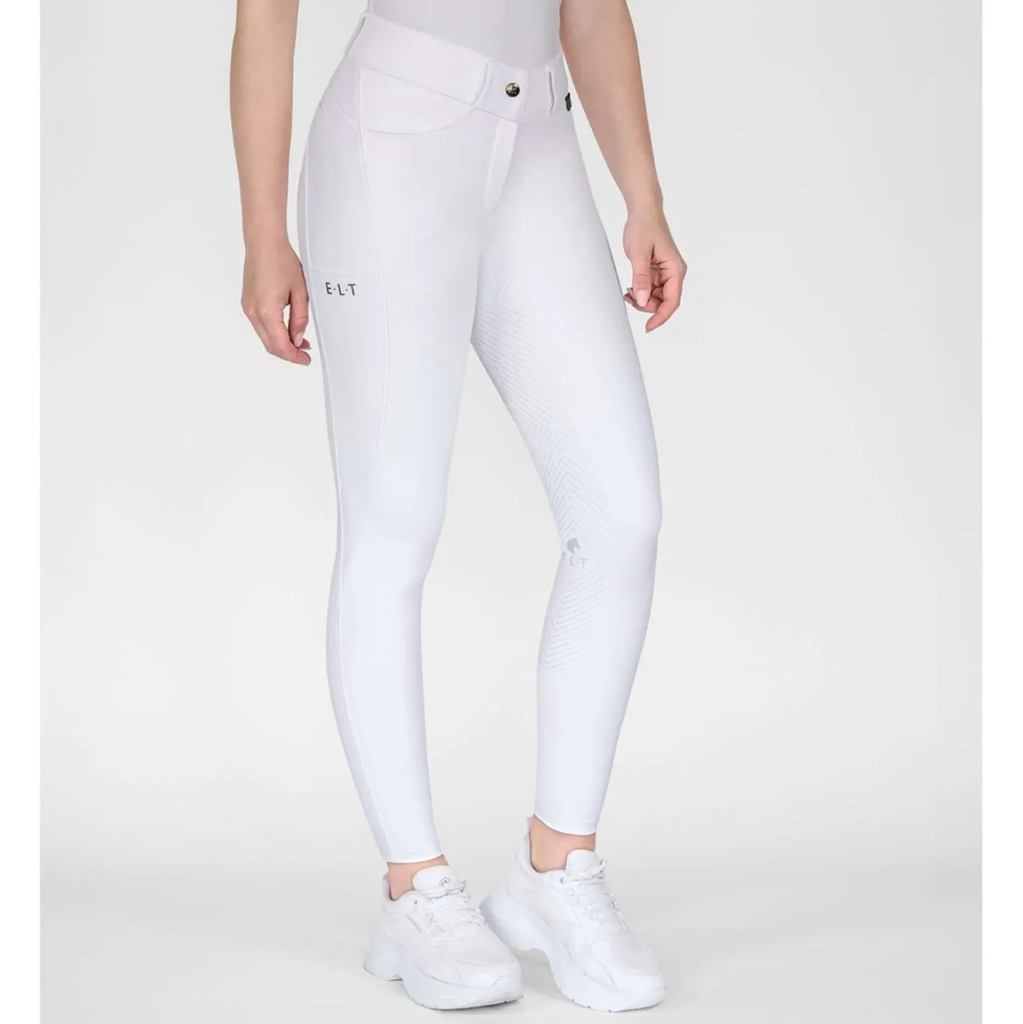 ELT Rijbroek Comfort Ride silicone Wit