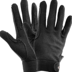 ELT Rijhandschoenen Picot Winter Zwart