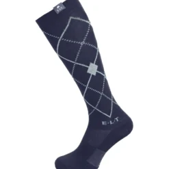 ELT Rijsokken Argyle Diepblauw