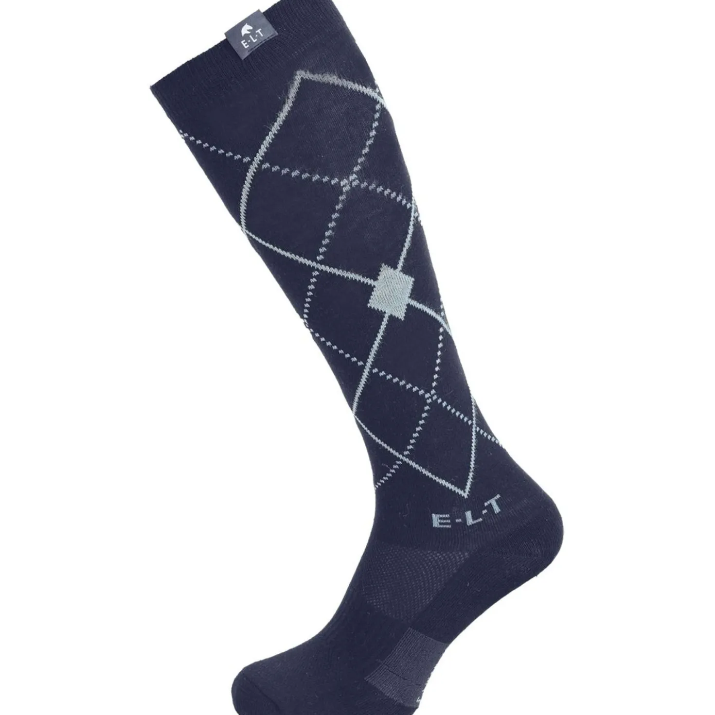 ELT Rijsokken Argyle Diepblauw
