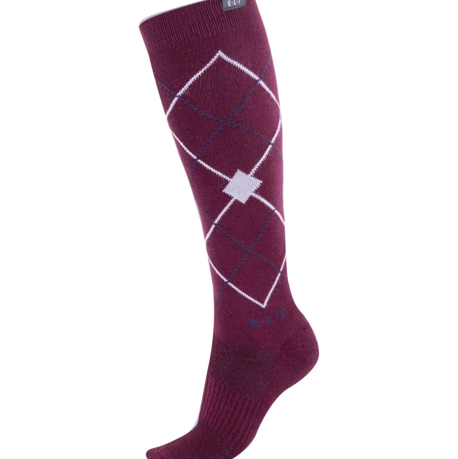 ELT Rijsokken Argyle Velvet Red