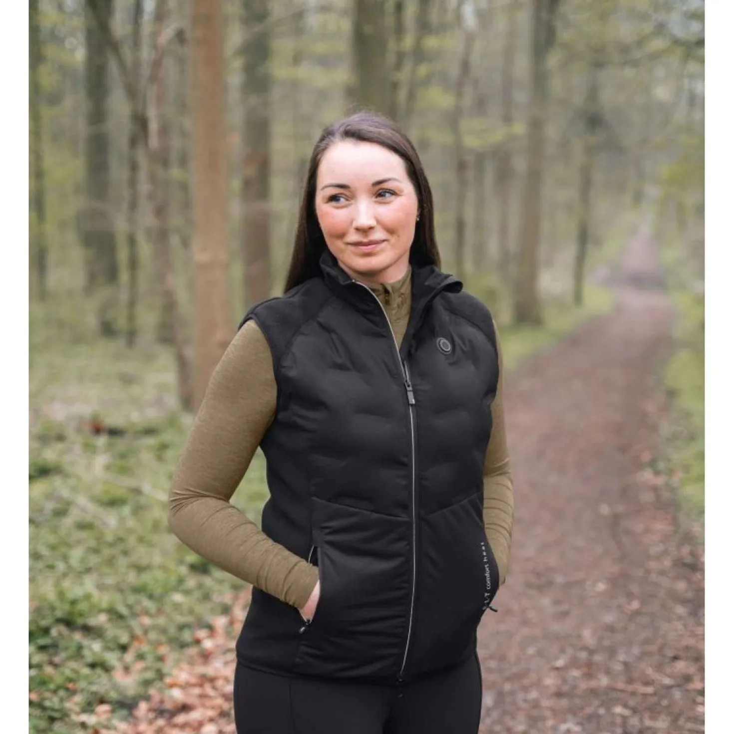 ELT Verwarmde Bodywarmer Comfort Heat Zwart