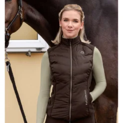 ELT Verwarmde Bodywarmer Comfort Heat Espresso
