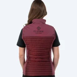 Elvera Equestrian Bodywarmer EEBaroness Metalic Burgundy