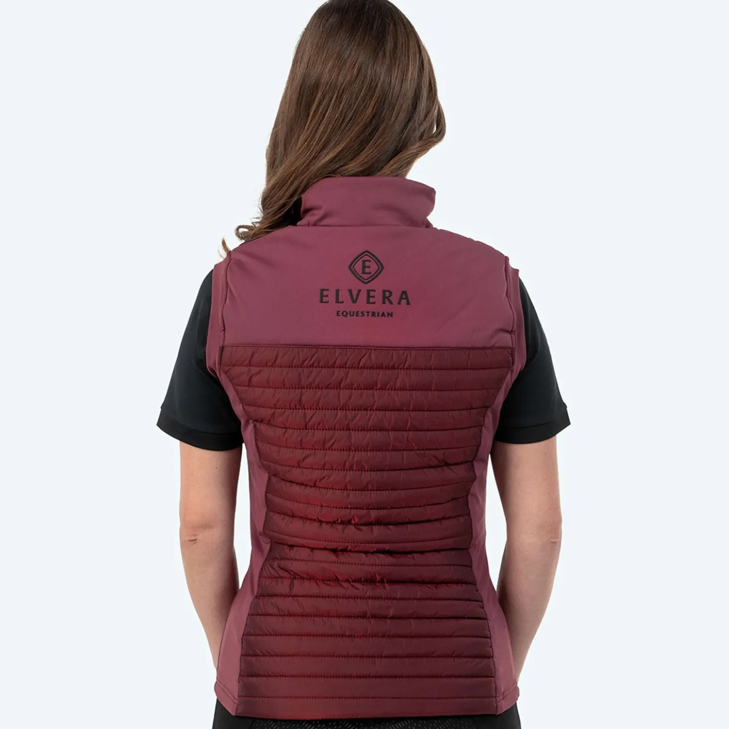 Elvera Equestrian Bodywarmer EEBaroness Metalic Burgundy