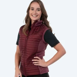 Elvera Equestrian Bodywarmer EEBaroness Metalic Burgundy