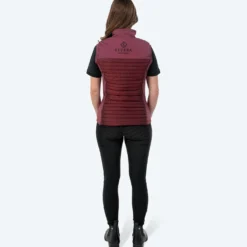 Elvera Equestrian Bodywarmer EEBaroness Metalic Burgundy
