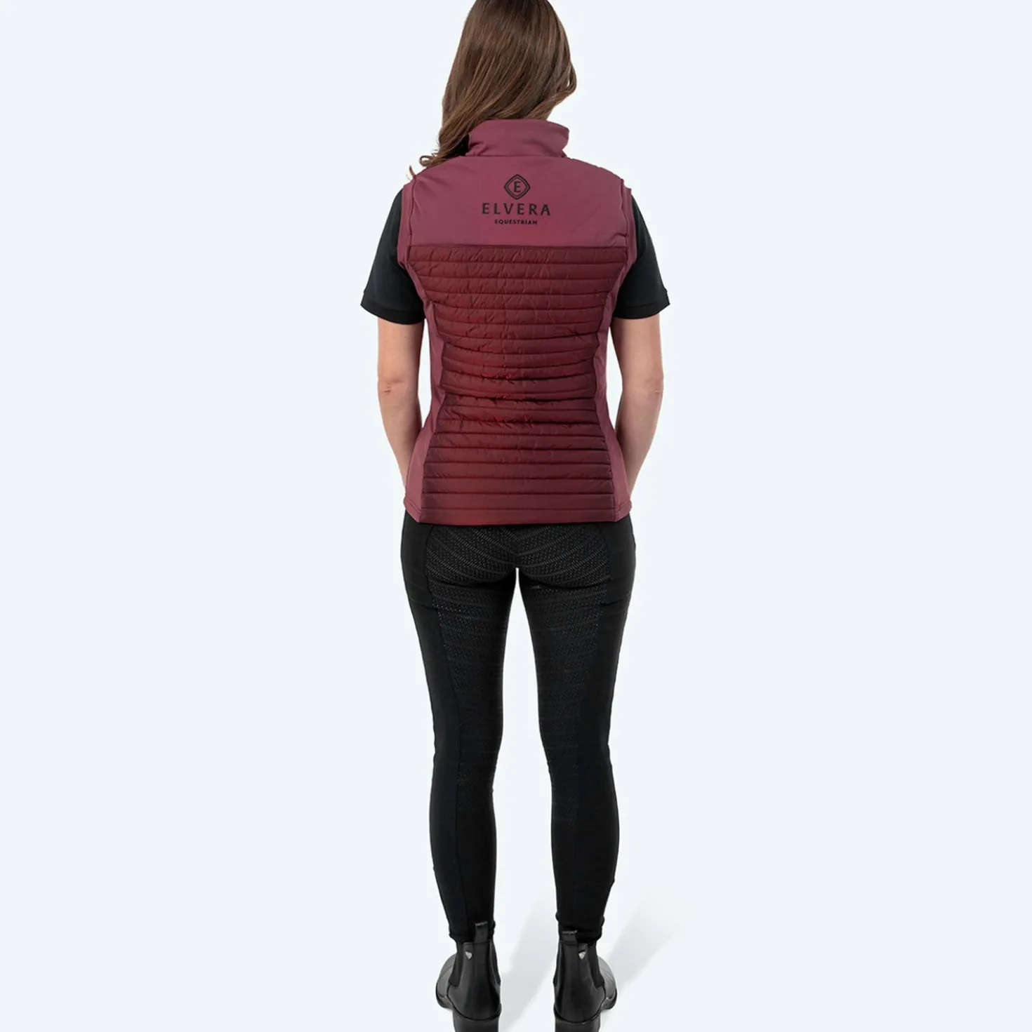 Elvera Equestrian Bodywarmer EEBaroness Metalic Burgundy
