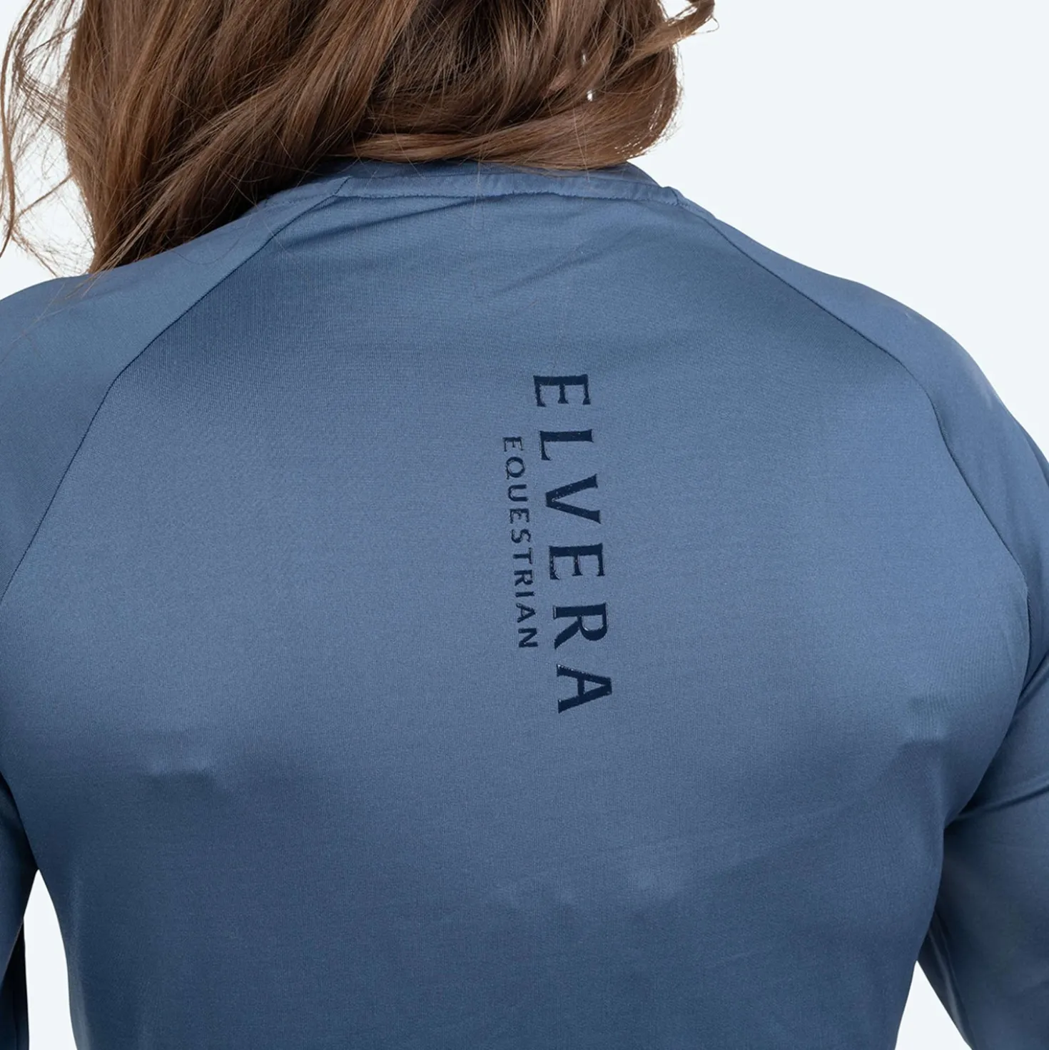 Elvera Equestrian Performance Shirt EELunara Dove Blue