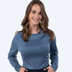 Elvera Equestrian Performance Shirt EELunara Dove Blue